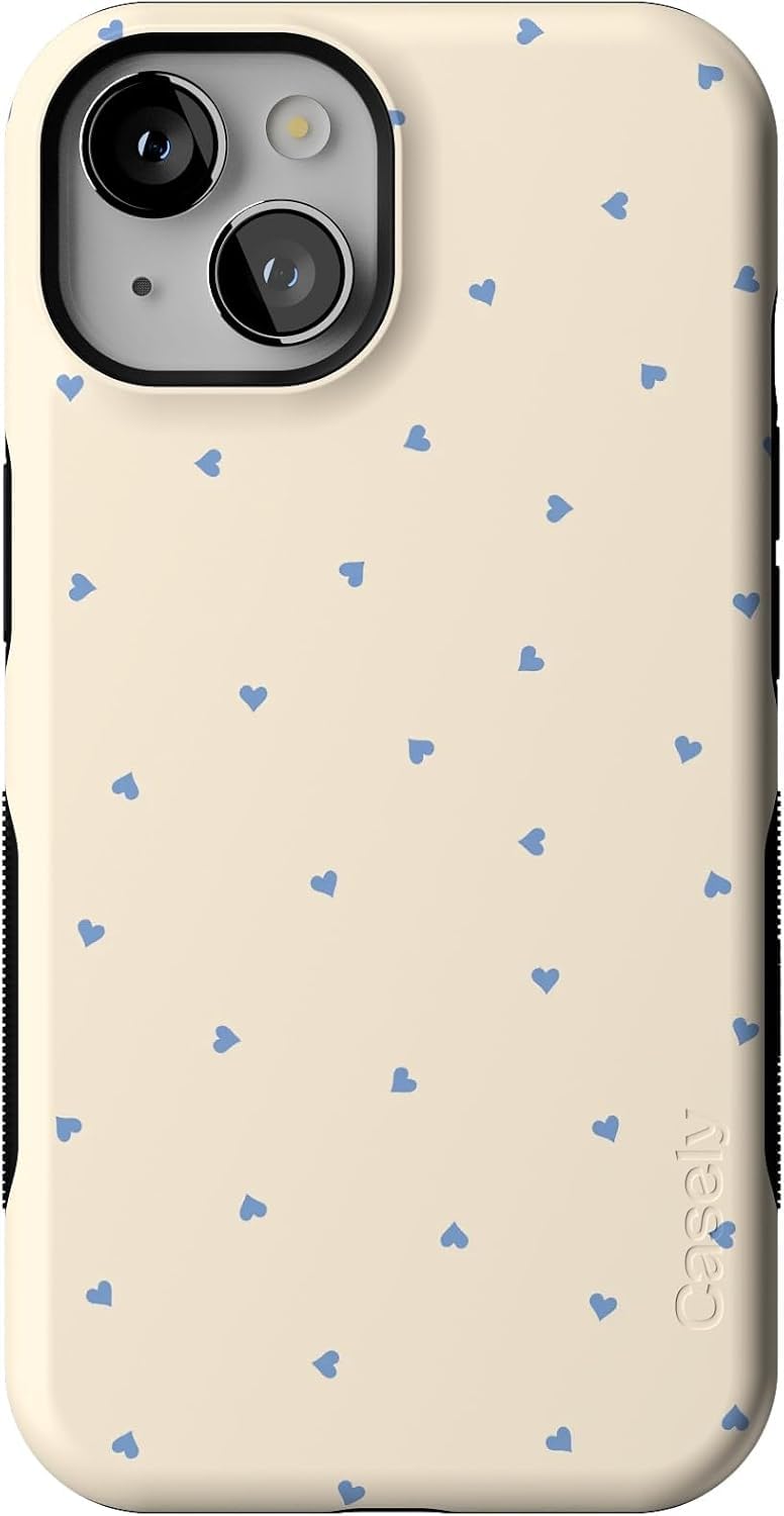 Casely iPhone 14 Case | I'm Yours | Tiny Hearts | Bold Protective Design | Compatible with MagSafe