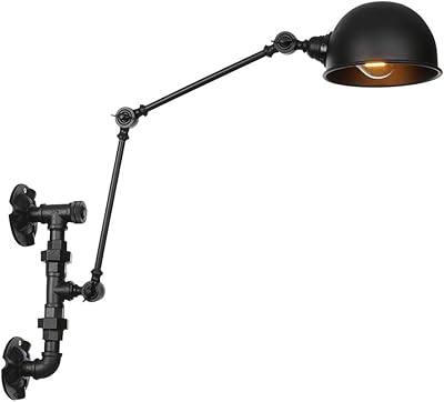 Hierro Forjado Led Luces De Pared Retro Giratoria De Ajuste