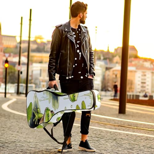 Étui guitare acoustique matelassé et imperméable à poches multiples - 6