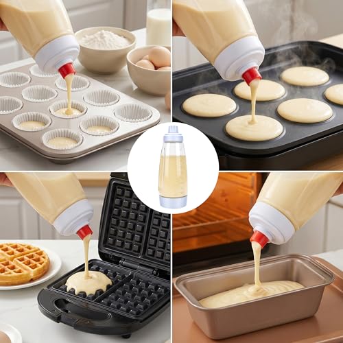 Pancake Batter Dispenser Bottles--2 Pcs DROPS TO - image 4