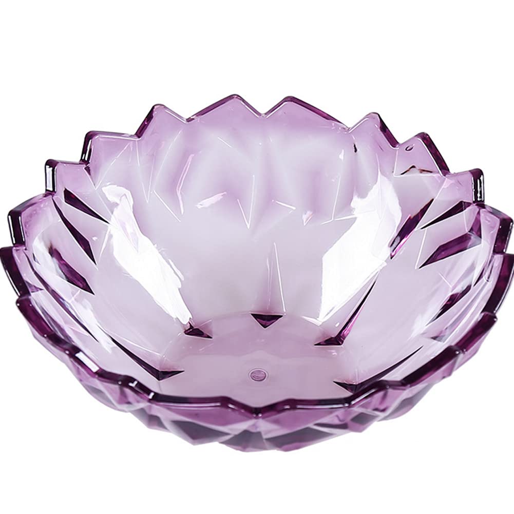 WSEDR Glass Fruit Plate, Dried Fruit Snack Fruit Bowl, Fruit and Vegetable Storage Bowl, Snack Salad Plate, Home Decoration