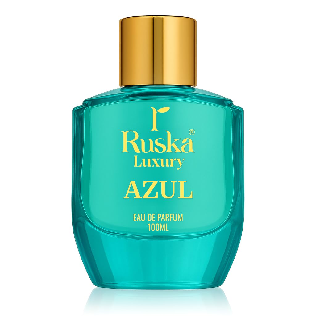 AZUL Unisex Perfume, 100ml | Fresh, Aqua & Marine Fragrance | Eau De Parfum with 20% Fragrance Oil Concentration | Long Lasting Perfume for Men & Women