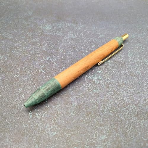 Baton Dor 欅(けやき)木軸ペン・ノック式ボールペン スペシャルエディション[遊煙緑青]