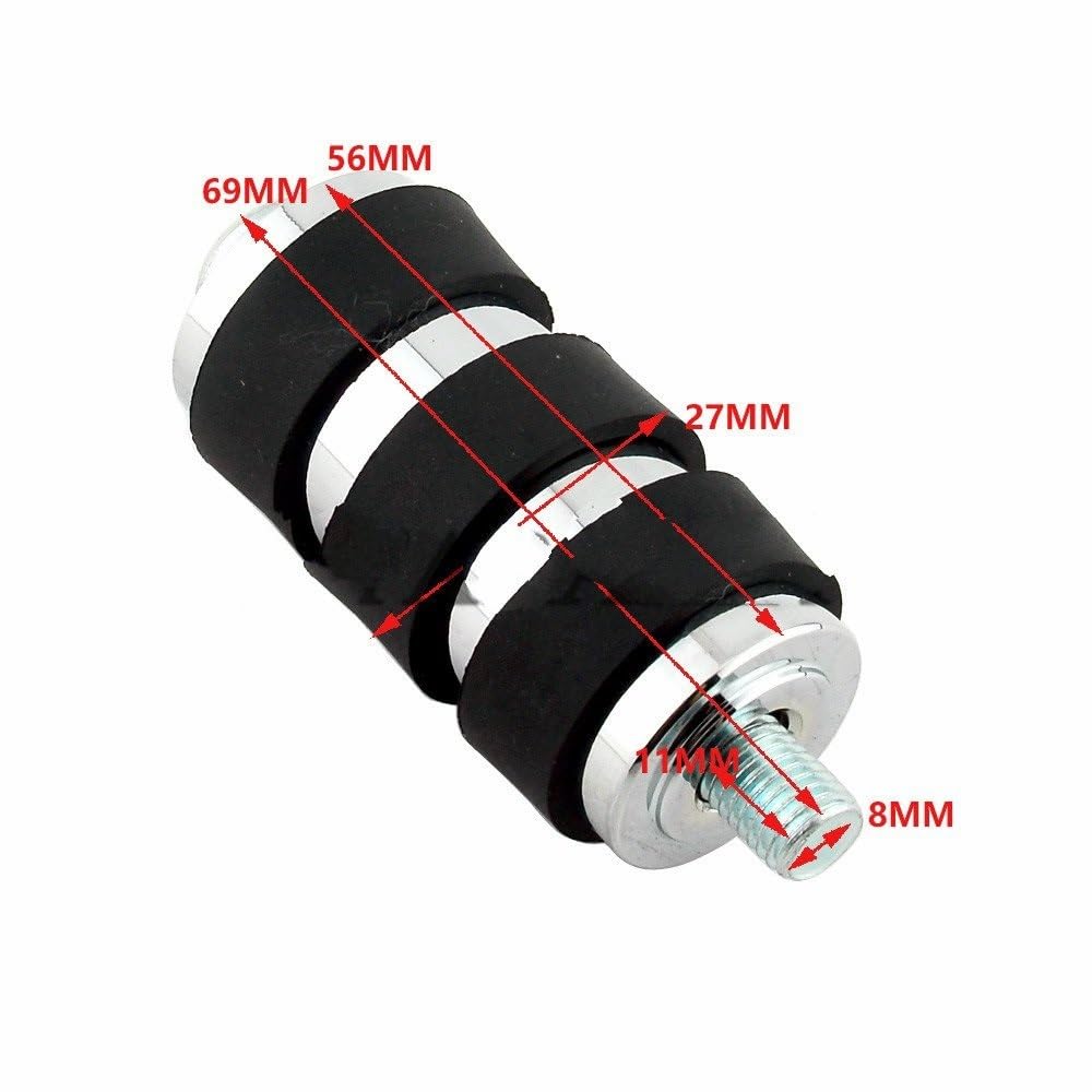 DTYBJN Poggiapiedi Moto Leva del Cambio per Moto Adatta per Harley Sportster 883 1200 Softail Breakout Touring Electra Glide Dyna Fat Bob Pieghevole Pedane(Style 28