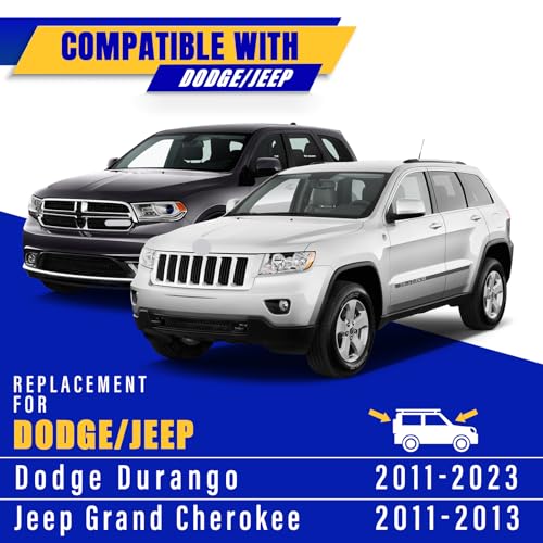 Image of 3 wipers Replacement for 2011-2013 Jeep Grand Cherokee /2011-2021 2022 2023 Dodge Durango, Windshield Wiper Blades Original Equipment Replacement - 22 inch /21 inch /12 inch (Set of 3) U /J HOOK