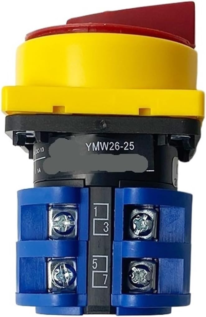 Electric Universal Conversion Cam Switch LW26-25GS/04 380V 25A Power Cut-Off Knob Isolation Master Control Padlock Off-ON