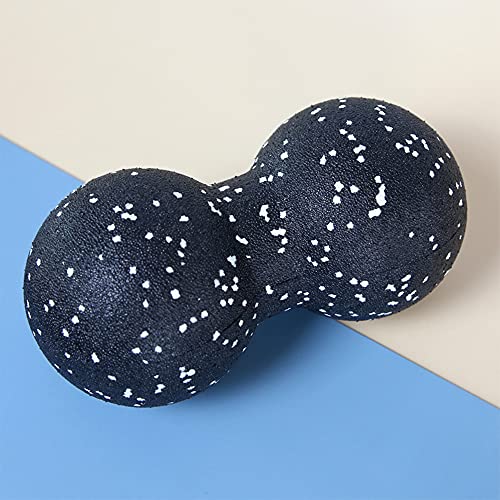 Misazy Selbstmassageball,Massage Duo Ball Faszienball Set,faszien ball,Massagebälle Set,Einzelball (8cm), Doppelball (8cm 12cm) Massageball-Set (Schwarz Weiß) - Image 4