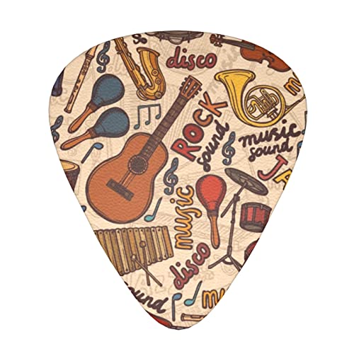 Instruments de musique – Médiators pour guitare basse électrique et acoustique (12 pièces) - Les Beatles, Paul McCartney, John Lennon, RIngo Starr, George Harrison Instruments de musique - Médiators pour guitare basse électrique et acoustique (12 pièces)