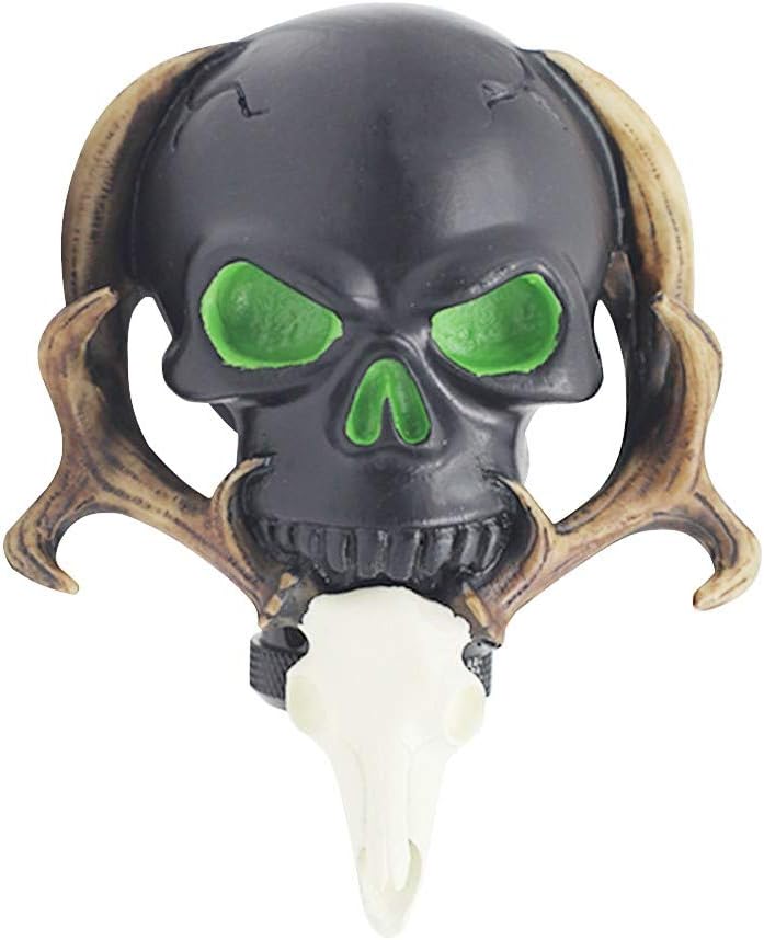 Sakali Specail Skull with Beard Car Gear Stick Shift Shifter Knob Universal fit for Most Manual Transmission or Automatic Transmission Without Lock Button(Black)
