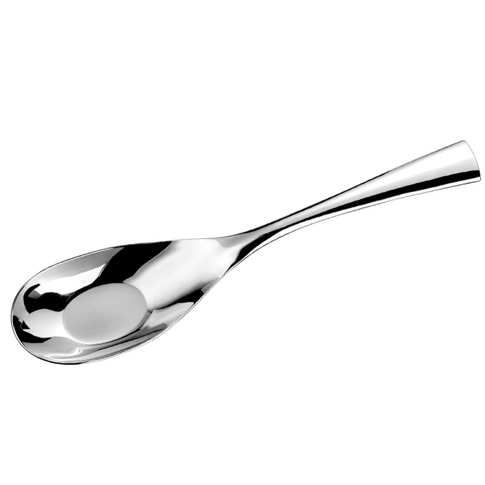 Zkbszn Tableware,Large Capacity Serving Spoon Luxurious 316L Stainless Steel Buffets Serving Spoon Utensils with Glasses Finish