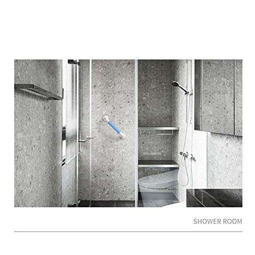 Barra de agarre de seguridad para baño, resistente, con una barra de acero inoxidable para mayor resistencia y durabilidad, adecuado para ancianos, pasamanos individual para baño, ducha, inodoro