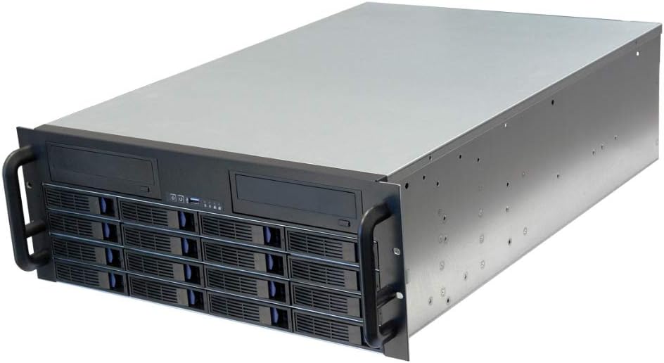 4U Server Case with 16 3.5" Hot-Swappable SATA/SAS Drive Bays