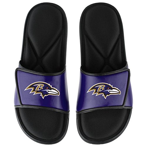 FOCO Baltimore Ravens NFL Mens Foam Sport Slide - S