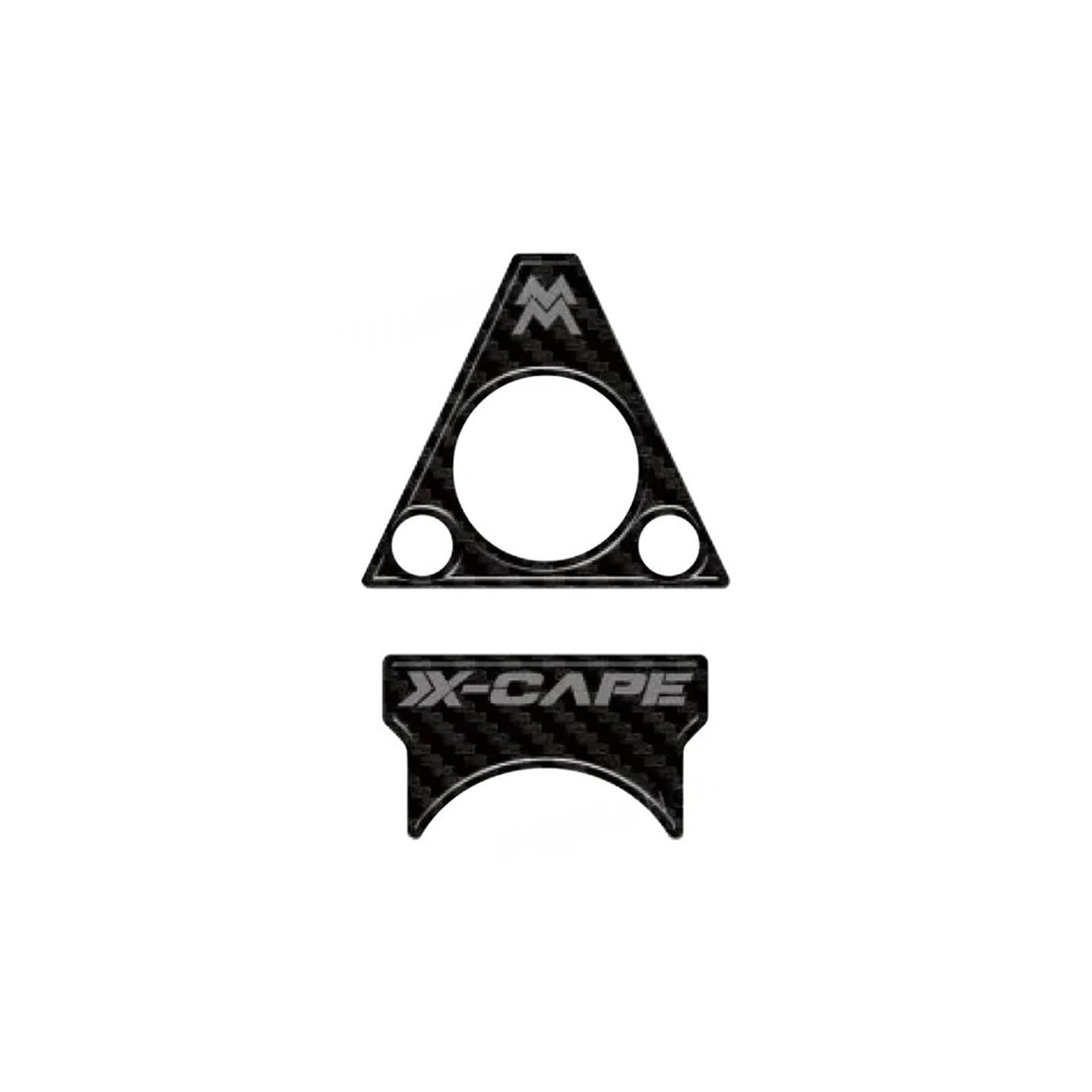 Pljgdvbx One Color Motorcycle Gas Tank Sticker For X-Cape 700 2025 Motorcycle Tank Pad Protective Stickers General Purpose Replacement Kit Generic Universal Accessories