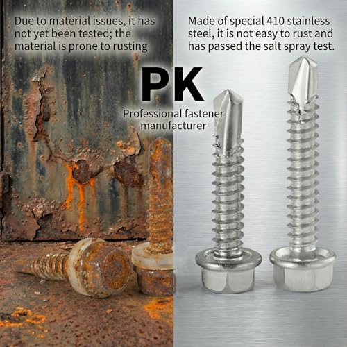 Set de 150 tornillos autoperforantes acero inoxidable miniatura 4