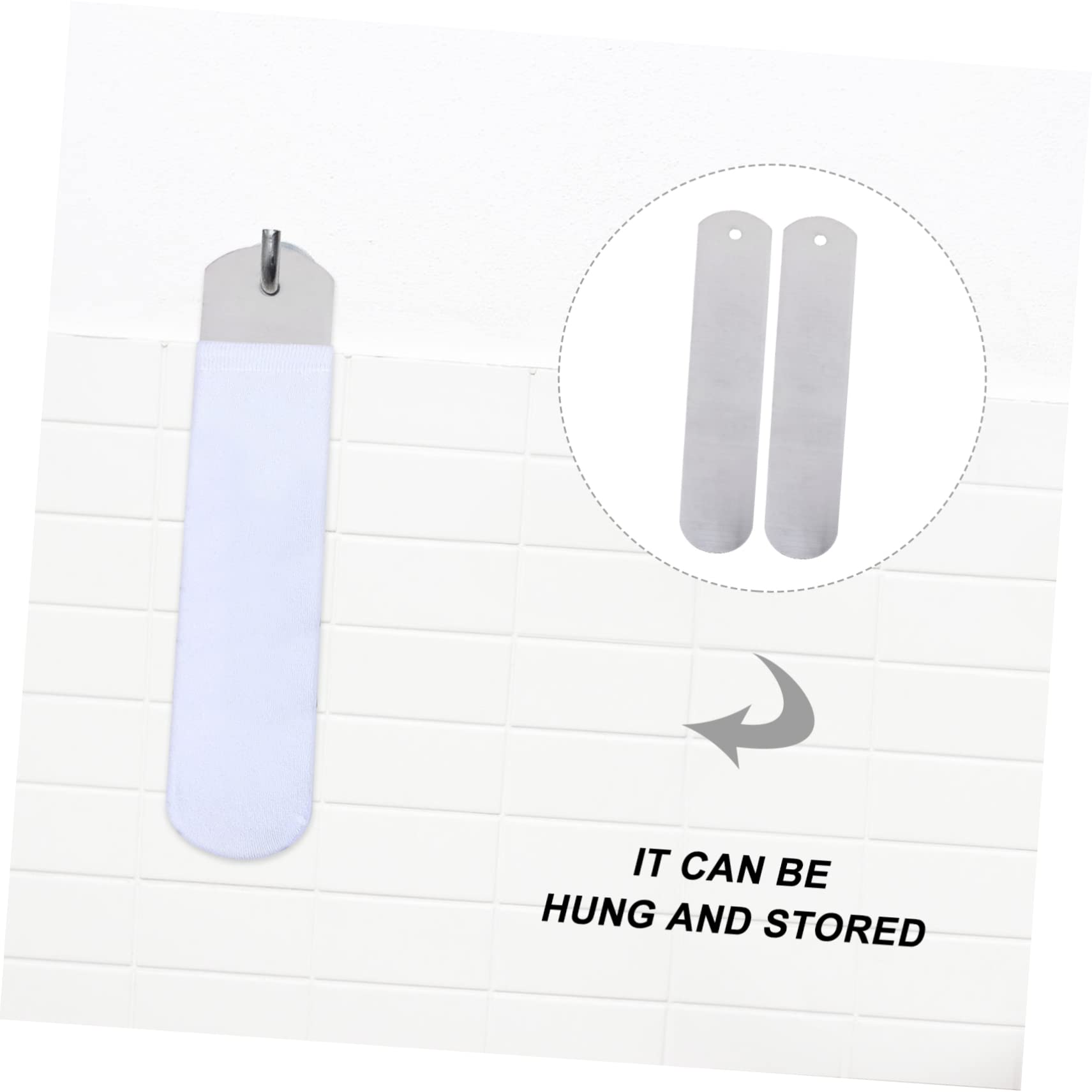 DOITOOL Plaque Aluminium Pour Transfert De Chaussettes à Presse Chaude Gabarit De Sublimation Pour Chaussettes Plaque De Presse Chaude Robuste Planche à Diy