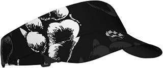 Animal Tracks Footprints Sport Sun Visor Hats Adjustable Hat Empty Top Baseball Cap Sun Visor Cap for Women and Men