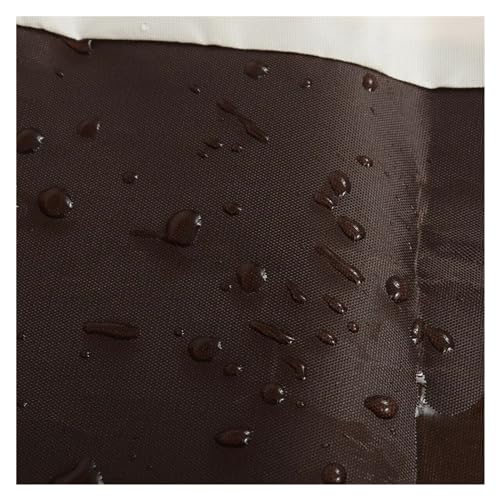 Housse de protection table de jardin robuste bâche de rangement noire 210D