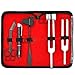 DDP Reflex Percussion Kit - Set of 5 pcs Taylor Hammer + Penlight + Tuning Fork C 128 C 512 + Bandage Scissors 5.5