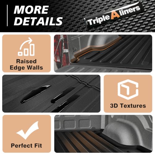 Image of TripleAliners 5.7FT Truck Bed Mat for 2009-2018 Ram 1500 &2019-2024 Classic