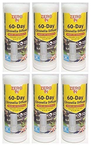 Zero In 12 x 60 Day Portable Fly & Insect Killer Dispenser Covers 40 Cubic Meters