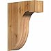 Ekena Millwork COR04X12X16DEL00RWR 4"W x 12"D x 16"H Del Monte Rough Sawn Corbel, Western Red Cedar