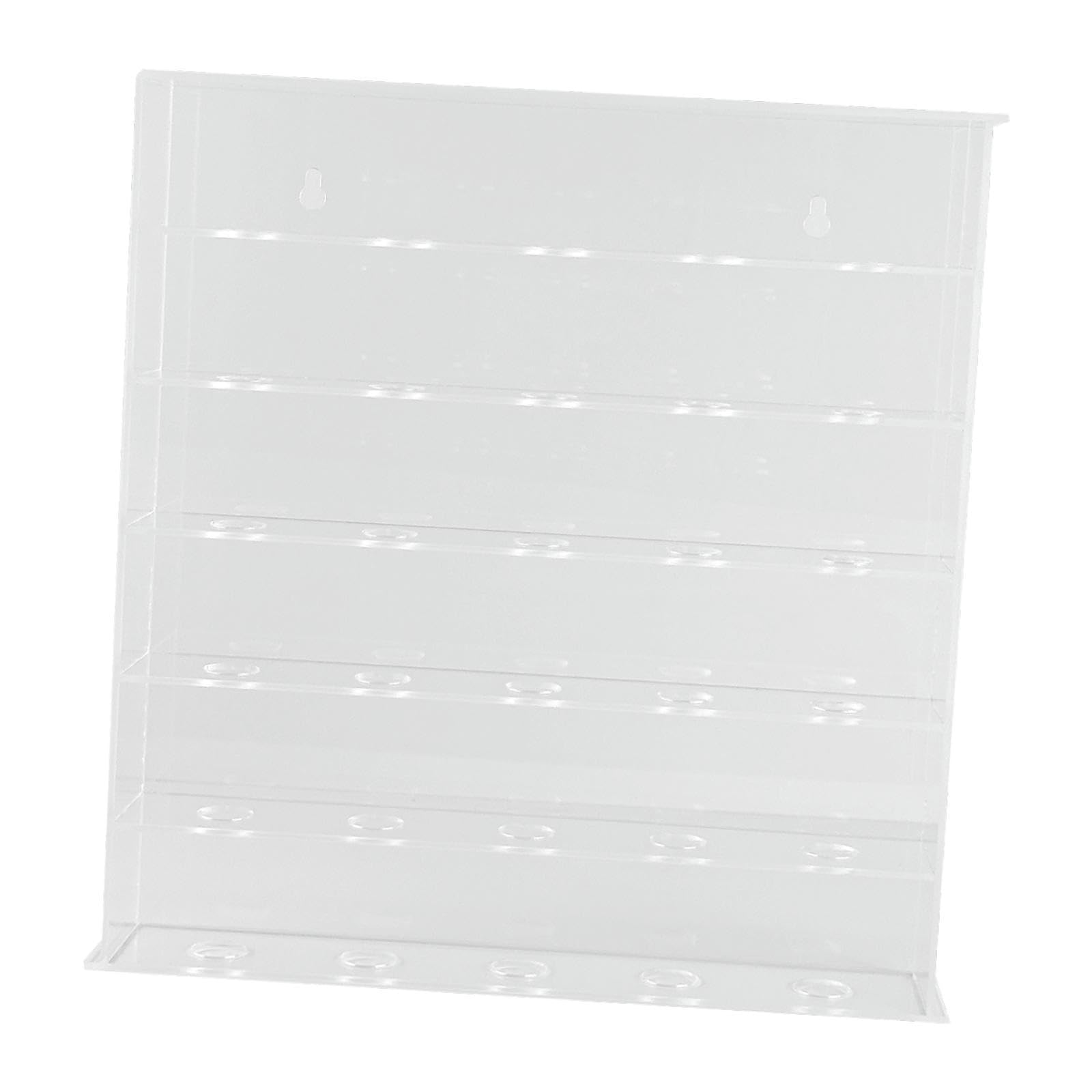 Colaxi Golf Ball Display Case Cabinet, Acrylic Gifts 6 Tier Clear Collection Showcase Golf Ball Display Rack Cabinet Holds 30 Balls, S