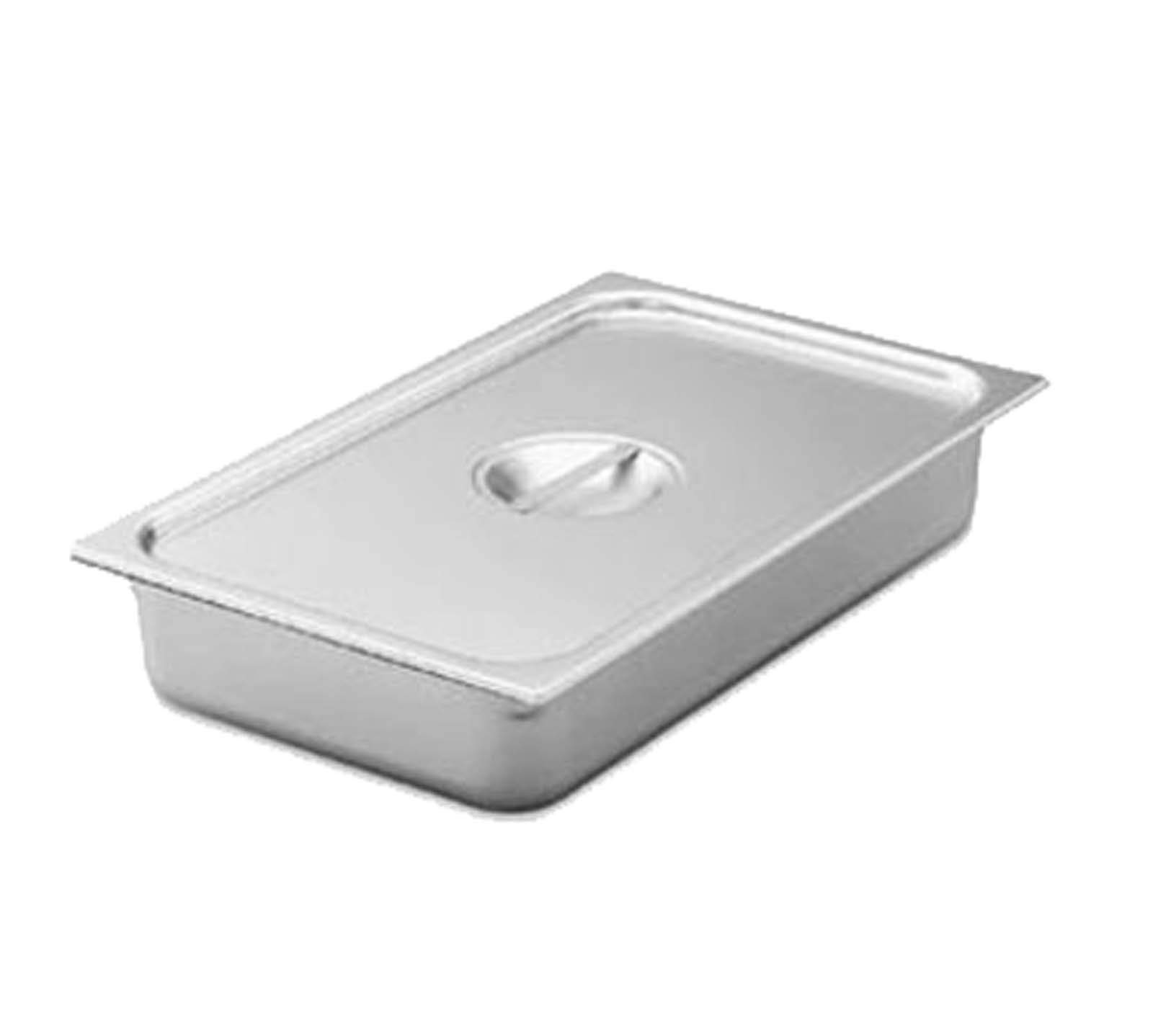 VollrathSuper Pan V Half-Size Steam Table Hotel Pan Cover, Stainless Steel, NSF 1/1-Size ASCB601 1