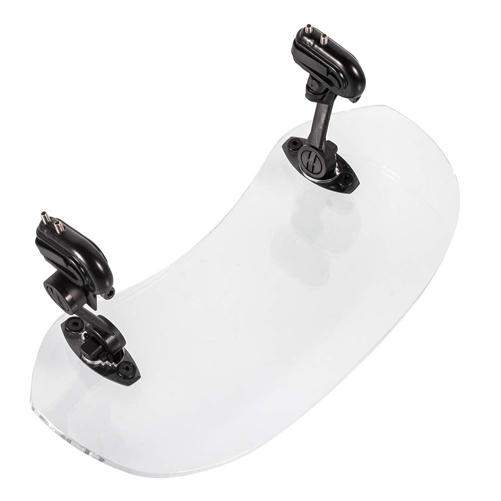 Extension de pare-brise de moto universelle, déflecteur de pare-brise réglable, becquet à pince, pour BMW, KAWASAKI, YAMAHA, HONDA, SUZUKI  201355758