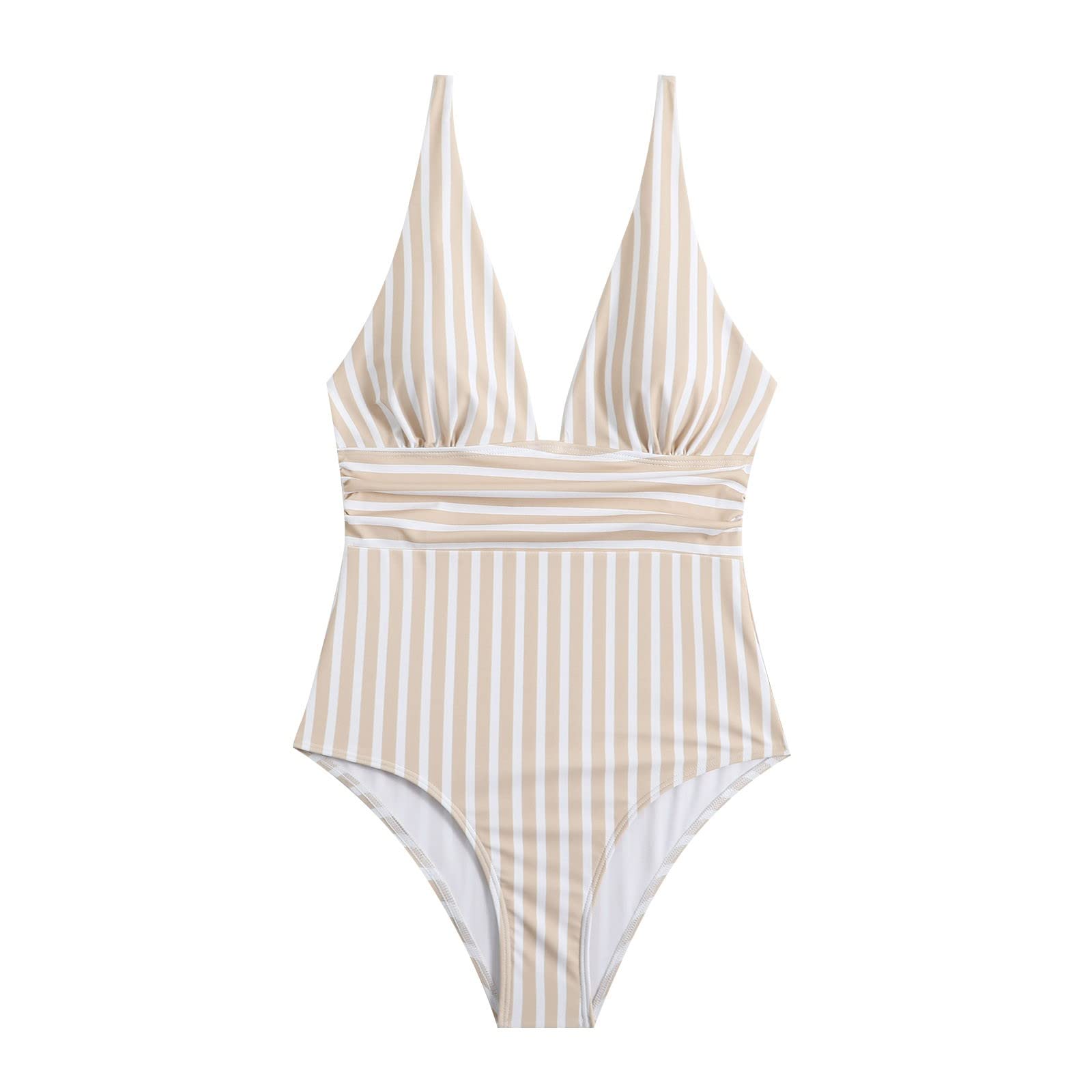 Generico Traje de baño para mujer Curvy Elegante Beachwear Trajes de playa Piscina Sexy Contenitivo Vientre Trajes Deportivos Mar Playa Swimwear Monokini Surf Brasileño Una Pieza Swimsuit