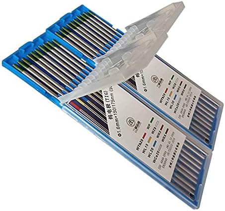 10PCS/Set Argon Arc Welding Tungsten Needle Rod Tungsten Electrode For Aluminum Alloy Welding WP Green Argon Arc Welding Rods (Diameters:3MM)
