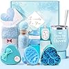 Gifts for Women, Best Friend Gifts, 10PCS Pamper Relaxation Gifts Sets Include Tumbler Self Care Hampers Birthday Presents for Friends, Mum, Sister Christmas