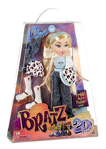 Bratz 20 Yearz Anniversary Edition Cloe Doll - 2 Outfits, Accessories & Holographic Poster - Ages 7+ #TOP5