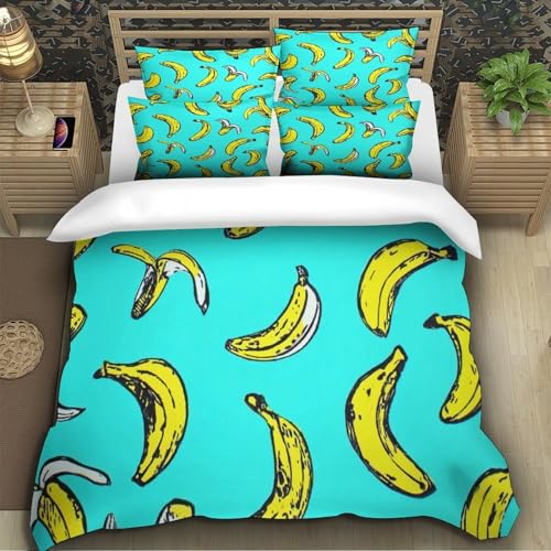 Parure de lit bambou 3D microfibre douce et résistante à fermeture éclair - 5
