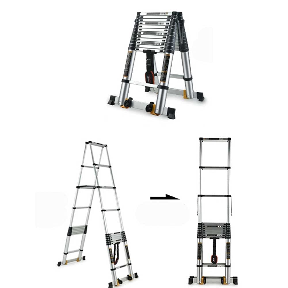 アルミ製多目的はしご（Aluminium Multi-Purpose Ladder）　脚立 Amazon.co.jp: 脚立 ポータブル アルミ伸縮はしご 多目的伸縮はしご
