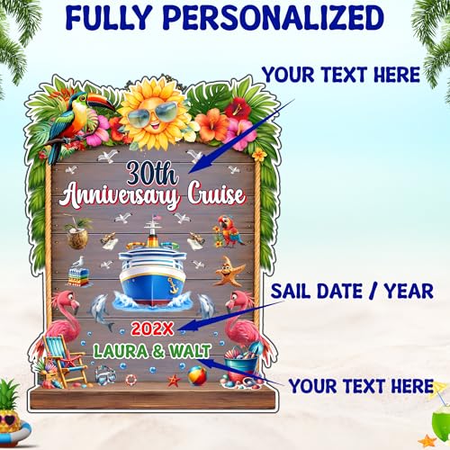 Imán de puerta para aniversario, decorativo y personalizado miniatura 4