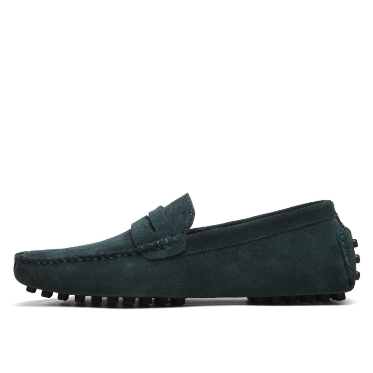 Hombres Elegante Hebilla Mocasines Comodidad Ante Zapatos de Conducir Estiloso Pantuflas Holgazanes Slip On Verano Plano Cuero Zapatos de Conducción 38-49 EU