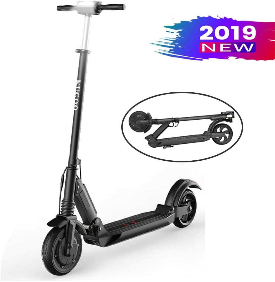 Dacestar Electric Scooter 350W Motor, 36V Rechargeable Battery E Scooter, Max Speed 30km/h, Double Electric Blaking System, Lightweight & Easy Foldable with LED Light, Kick Scooter for Adult and Teens