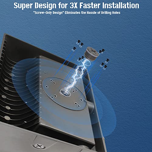 Ltblight 150W Max. Dusk To Dawn Outdoor Lighting Wall Mounted, Wattage And Color Switchable, 20010Lm Commmercial Grade Heavy Duty Aluminium Housing,Etl Certified With 5-Year Warranty -4 Pack #TOP3