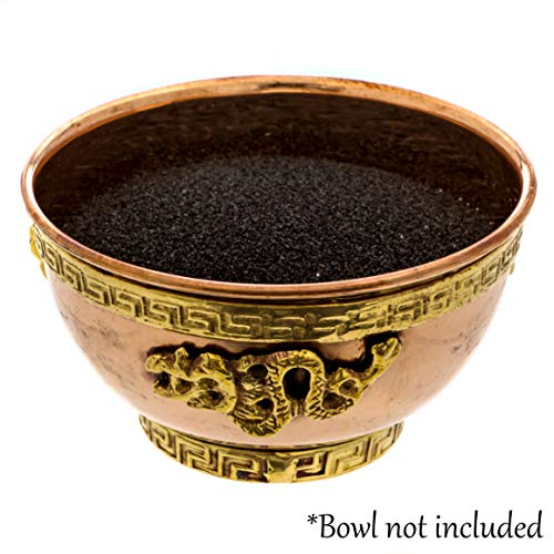 Black Sand - Fine Sand For Zen Garden, Resin Incense Burner, Smudge Bowl, Ritual Incense, Cast Iron Cauldron, Unity Ceremony, Sensory Bin Table, Mandalas, Crafts By Alternative Imagination (1 Pound) #TOP4