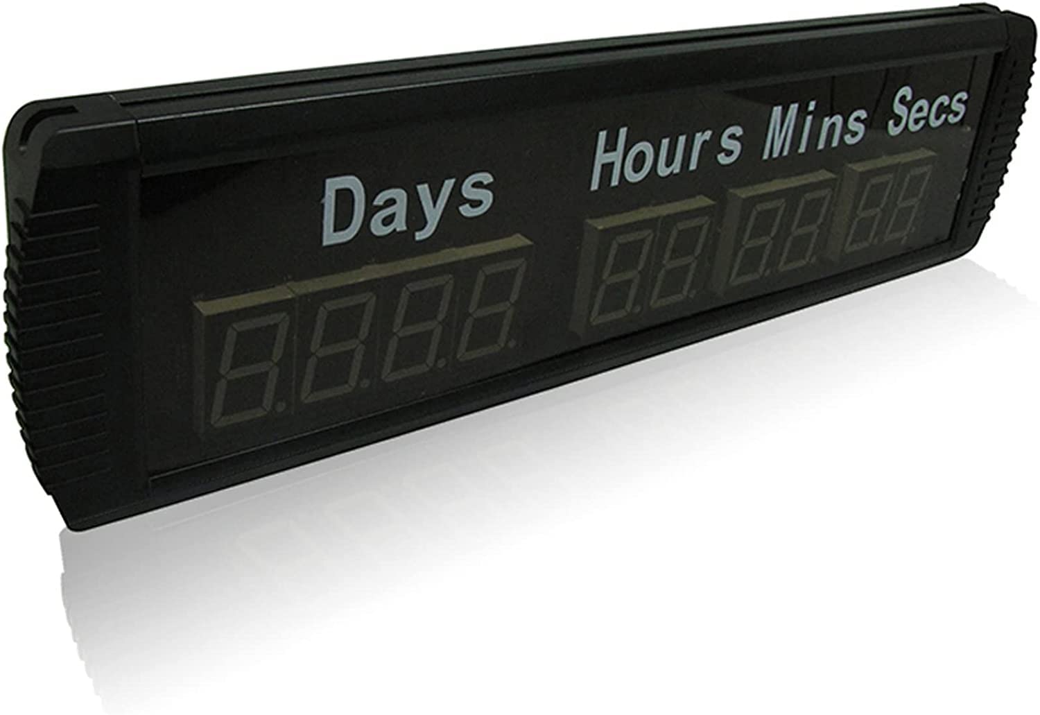 Reloj LED de cuenta regresiva de día, reloj de pared digital para días de cuenta atrás/arriba, temporizador de 24 horas con formato de minutos, perfecto para laboratorio, hogar, oficina