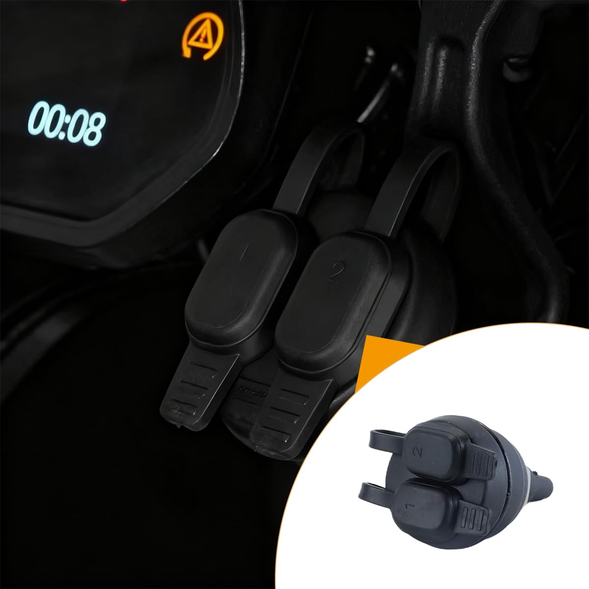 Chargeur USB 5 V Pour Moto, Adaptateur Secteur Double Port Pour BMW R1200GS, R1250GS, R1250RT, R1200RT, R NineT, K1600GT, K1600GTL, K1300S, K1300GT