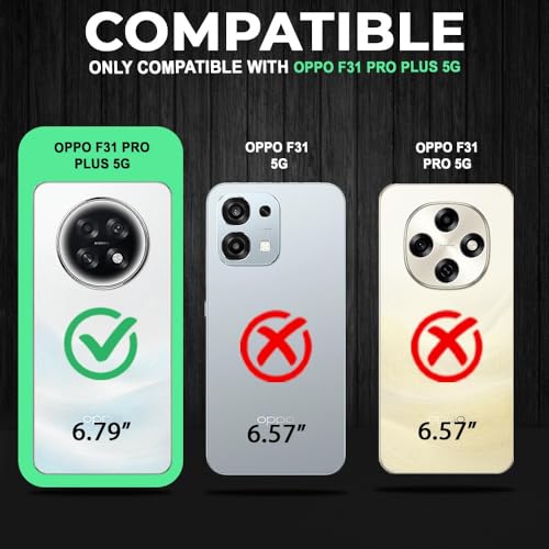 Image of AESTMO Armor Oppo F31 Pro Plus 5G Bumper Back Case Cover | Ring Holder & CD Pattern Sliding Camera Shutter Cover | Back Case Cover for Oppo F31 Pro Plus 5G (Blue)