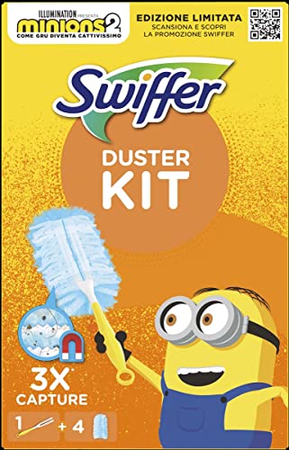 Swiffer - Swiffer 1 Griff & 4 Staubschutzjacken Staubtuch Anlasser Bausatz - 1 Bausatz