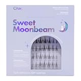 Char Cosmetics Eye Lashes - Sweatproof, Natural Look False Eyelashes - Reusable Fake Eyelashes for Comfortable Fit - Sweet Moonbeam - 42 pc