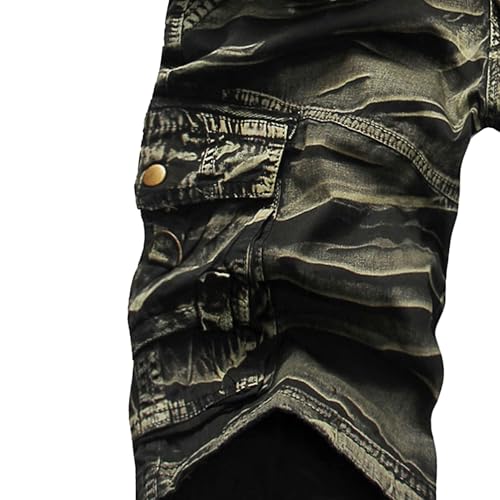 Short cargo homme multi-poches avec camouflage militaire robuste - 2