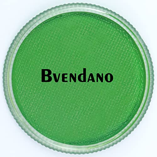 Bvendano 30G Professional Face Paint Water Based Single Color Cake Makeup Body Paint For Adults, Kids, Sfx (Light Green) #TOP3