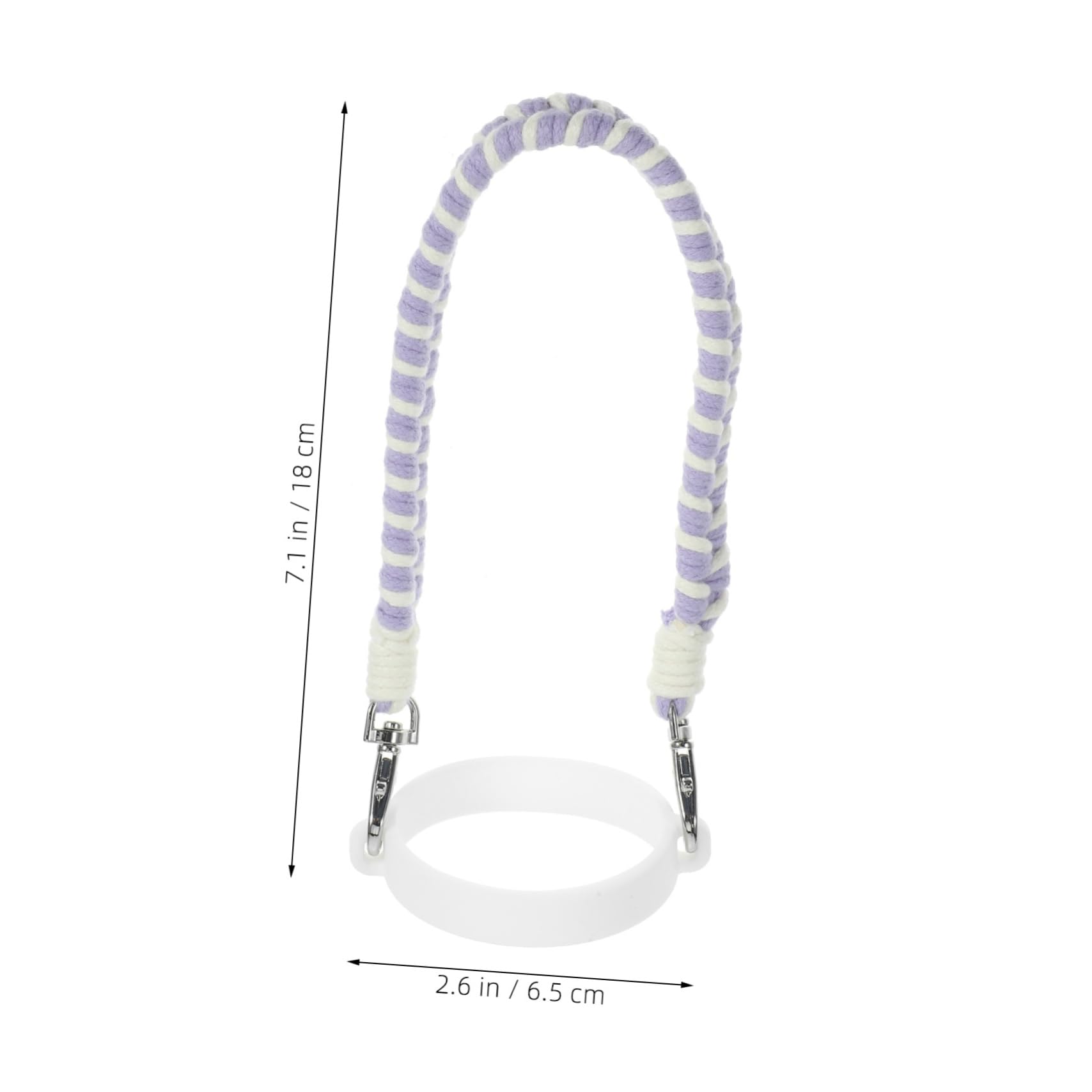 Kisangel 5pièces Porte-Bouteille Tissé pour Gourde Sangle De Transport Pratique pour Bouteille Eau Accessoire Et pour Activités Plein Air