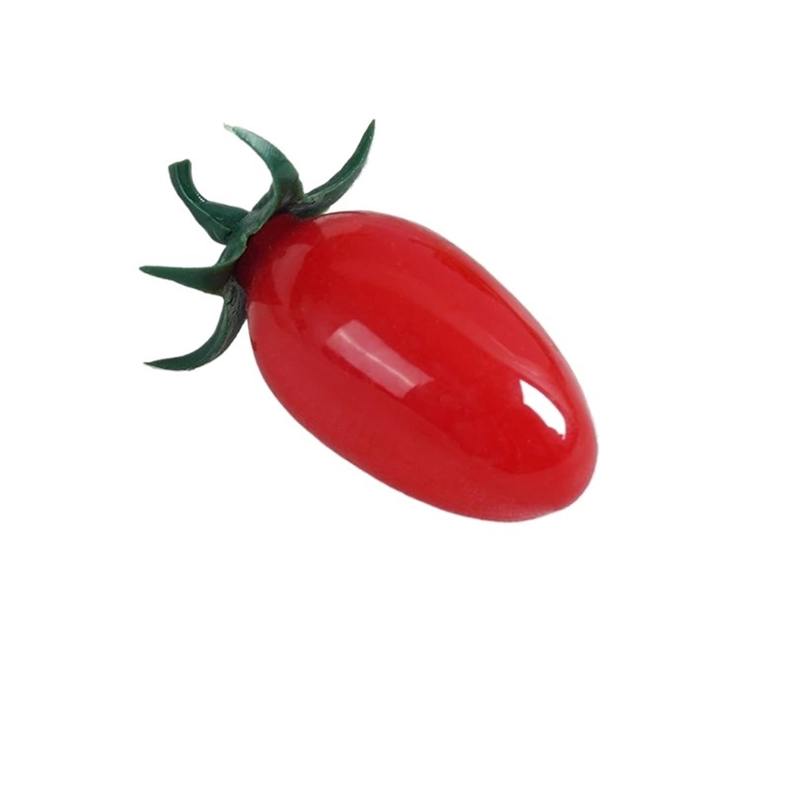 BAYNOPURIN Artificial Fruit Decor Fake Fruits 5Pcs Simulation Single Little Tomato Model Artificial Cherry Tomatoes Photography Props DIY Party Home Ornaments(Pink 5pc)