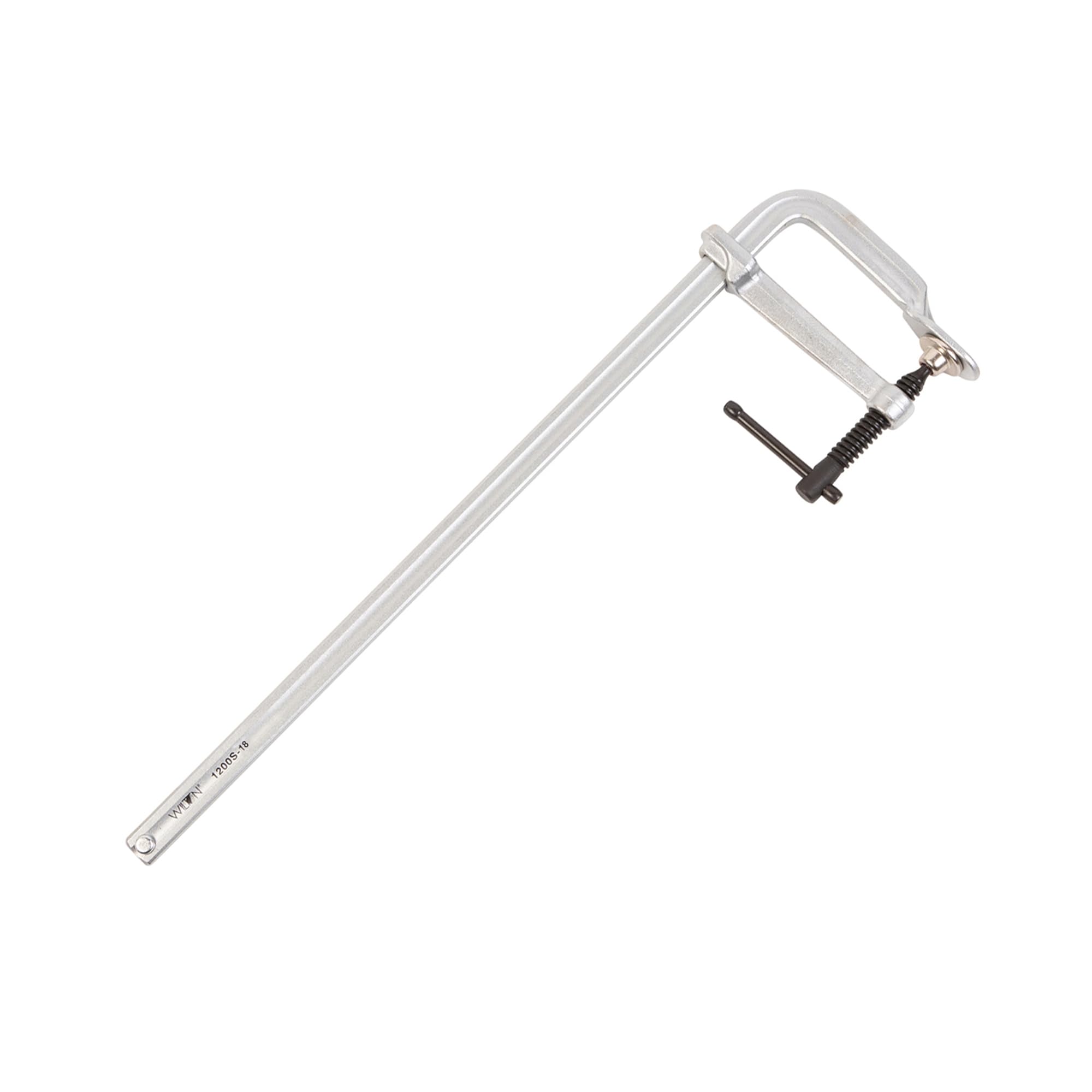 Wilton Light-Duty F-Clamp, 18" Opening, 4-3/4" Throat, 1200 Lbs. Clamping Force (Model 1200S-18)